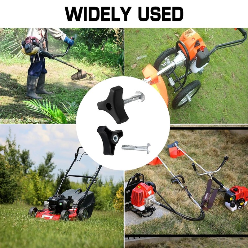 Lawnmower Handle Knobs, Nut Bolt, Universal Lawnmower Handle, Lawn Mower