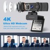 WINSAFE 4K Webcam for PC, UHD Video Calling, PDAF AutoFocus,