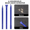 Car Crevice Cleaning Tool, 9 Pieces No-Scratch Plastic Scraper Tool