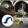 SecosAutoparts Front Splash Shield Fender Liner Pair Compatible with Mercedes-Benz