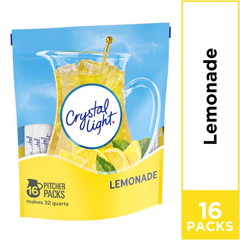 Crystal Light Sugar-Free Lemonade Naturally Flavored Powdered Drink Mix 16
