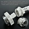 SUIGETSU Washing Machine Inlet Hose, 16 Ft PVC, 3-Layer Reinforced