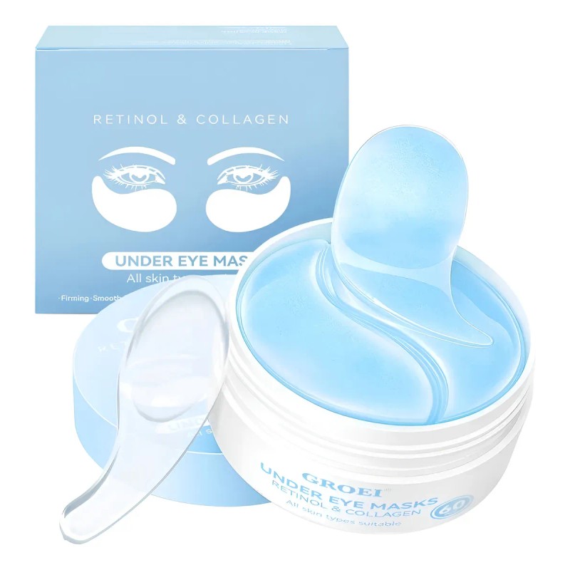 Parches Antiojeras De Colageno Reduce Ojos Cansados 60 Pcs Tipo