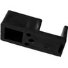 BHRUSO for Shower Door Wall Jamb Bumper Guide Black Equipped