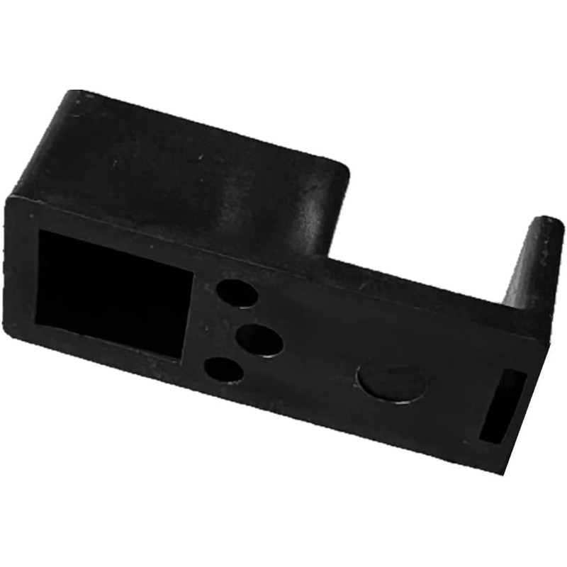 BHRUSO for Shower Door Wall Jamb Bumper Guide Black Equipped