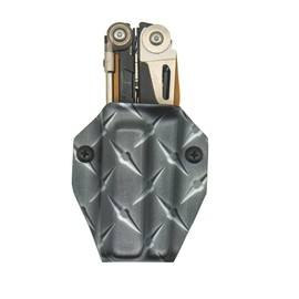 Clip & Carry Kydex Multitool Sheath for Leatherman MUT & MUT EOD - Made in USA - Multi Tool Holder Holster - Diamond Plate