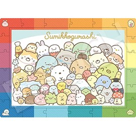 Epoch Company Epoch 100 Large Pieces, Rainbow Frame, Sumikko Gurashi, Everyone's Atsumaru (10.2 x 15.0 inches (26 x 38 cm), 26-401 Toy for Ages 6 and Up