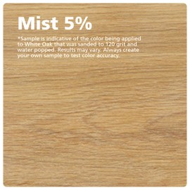 Rubio Monocoat Oil Plus Part A, 20 Milliliters, Mist 5%, Interior Wood Stain and Finish, Food Safe, Easy One-Coat, Linseed Oil, Plant Based, VOC/Solvent Free, Furniture & Flooring Hardwax Oil