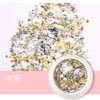 6 Case Mixed Rhinestone Set, Prion, Colorful Parts, Aurora Nail
