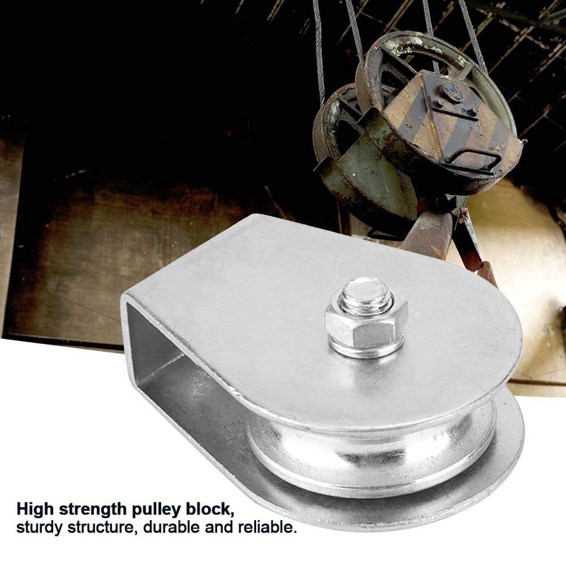 0.3 toneladas de carga Polea simple Bloque de polea giratoria