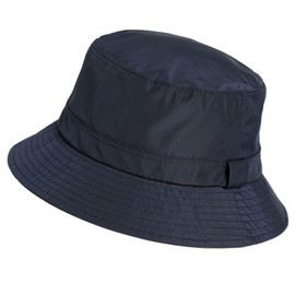 Comhats Mens Womens Waterproof Bucket Hat for Walking Golf Safari - Ladies Rain Hats - UPF 50+ Sun Hat Adjustable | Packable | Windproof (UK, Alpha, L, Navy)