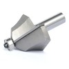 Akylin 60 Degree Chamfer Router Bit,1/2" Shank,1-3/16" Cutting Depth,11/16" Cutting