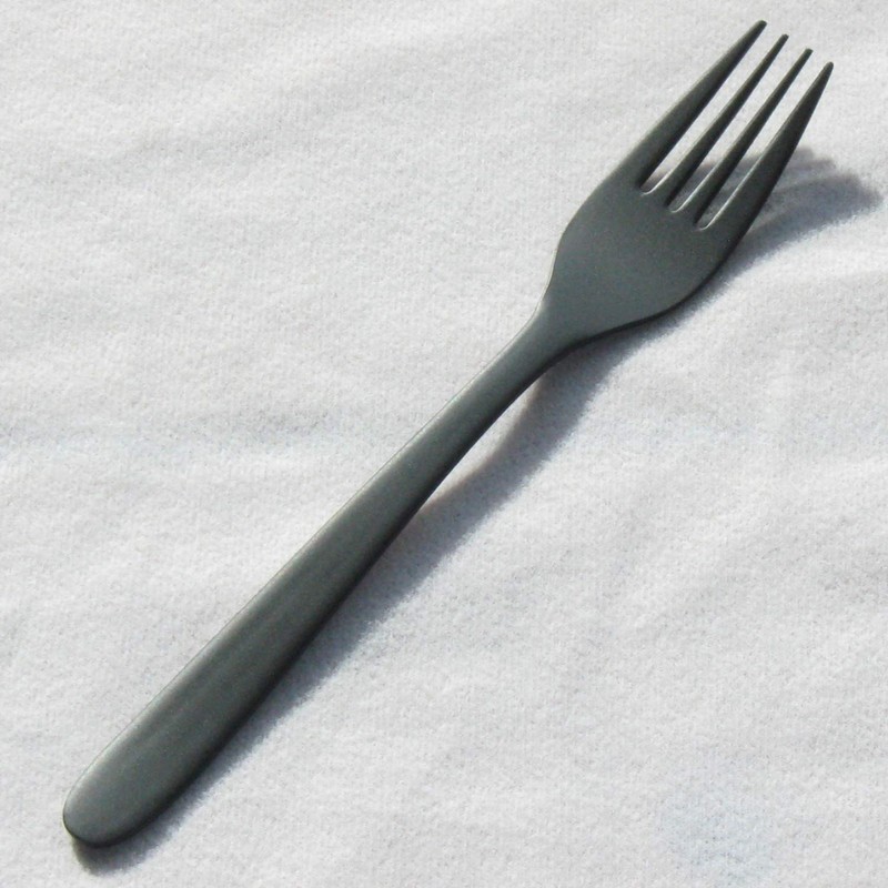 Nagao Festan Dinner Fork, Black, 18-8 Stainless Steel, Made in