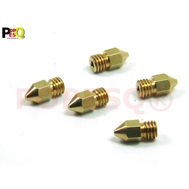 POPESQ® #A4902 3D Printer Nozzle 0.6 mm MK8 1.75 mm