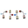 Wisepick 25PCS Air Conditioning Hose and Fitting Kit Includes 6ft