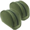 2 X Green Fishing Reel Cases For Coarse Carp Fishing