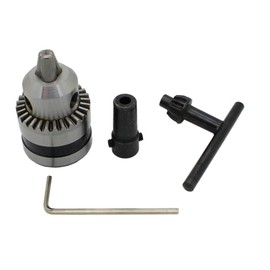 Electric Drill Chuck: 0.02 - 0.2 inch (0.6 - 6 mm), Mount B10, Fits 0.2 inches (5 mm), Motor Shaft Model, Electric Tool