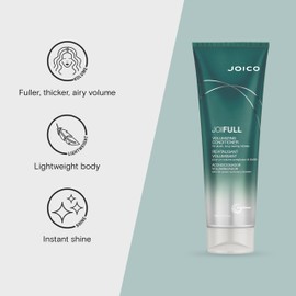 JoiFULL Volumizing Conditioner | For Fine, Thin Hair | Add Instant Body | Long-Lasting Fullness | For Thicker Bouncier Hair | Boost Shine | With Lotus Flower & Bamboo Extract | 8.5 Fl Oz