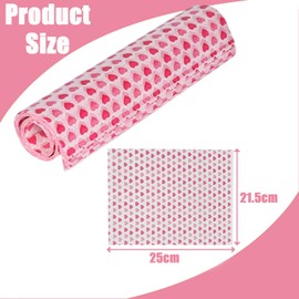 50 Sheets Heart Greaseproof Paper, Waterproof Food Wrapping Paper, Food Grade Wrap Paper, Basket Liners, Wax Paper, Sandwich Wrappers, Deli Paper Sheets, Food Picnic Paper