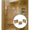 2pcs Heavy Duty 90 Degree Glass Door Cupboard Showcase Cabinet