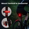 OLDBER Rechargeable LED Bike Tail Light, 10 Hour Max Bright