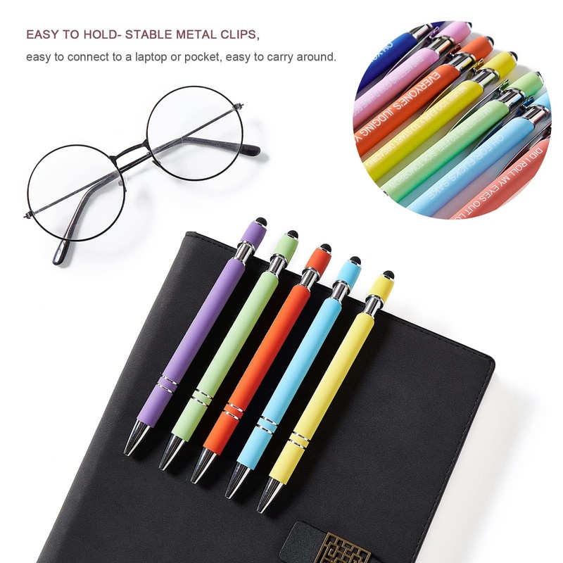 HLPHA 7pcs funny pens for adults, Seven Days of The