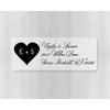 60ct - Return Address and Initials on Clear Transparent Labels