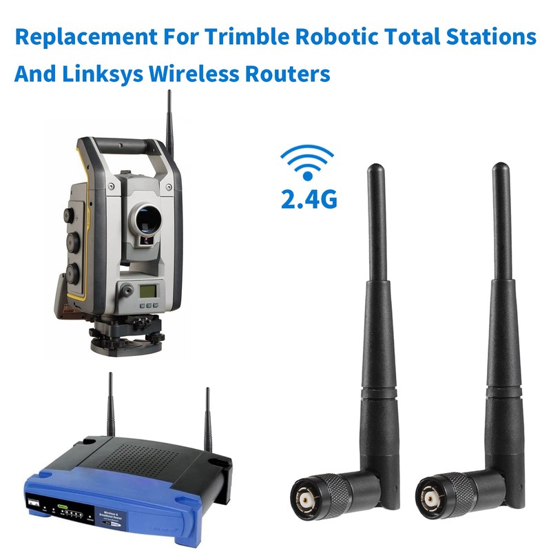 Antena WiFi RP-TNC macho de 5dBi de 2,4 GHz compatible