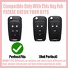 Rayslesan Cute Key Fob Cover with Rhinestone Bear Charm, Bling