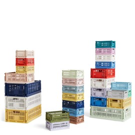 HAY Colour Crate 541450 Transport Box S Recycled Polypropylene in Ocean Green 26.5 cm x 17 cm x 10.5 cm