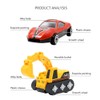 Christmas Advent Calendar 24 Days Countdown Calendar Toys Pull Back