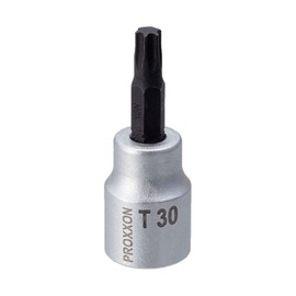 PROXXON Torx Bit Socket, 3/8 Inch, No Messing Hole, T30 No. 83587