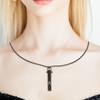 Whistle Pedant Necklace Reduce Anxiety Cylindrical Deep Breathing Stress Relief