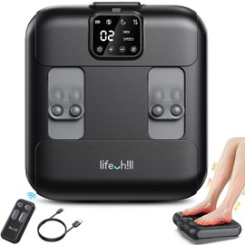 lifechill Cordless Electric Foot Massager with Remote Control, [2026 Upgraded] Up and Down +Percussion Foot Massager for Neuropathy, FSA Eligible,Plantar Fasciitis Massager,Hsa Approved