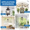 MrSconce Outdoor Pendant Light, Farmhouse Exterior Hanging Light Fixture with