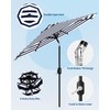 GarveeLife 9FT Outdoor Patio Umbrella, Outdoor Table Umbrella, Market Umbrella