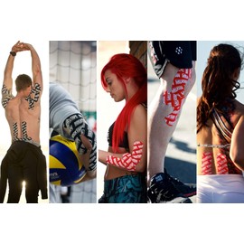 RockTape 85907 Kinesiology Tape, Athletic, Water Resistant, Uncut, 16.4 x 16.4 ft (5 x 5 m), Navy Blue