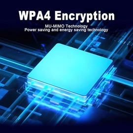 ciciglow Tarjeta WiFi7 MT7925 Adaptador de Red PCIe, Bluetooth 5.3 5400Mbps Tri Band 2.4G 5G 6G Tarjeta de Red, Adaptador de Tarjeta de Red PCIEx1 WL para para OpenWrt, Soporte MU