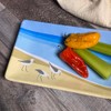Sandpipers by Kate Nelligan 8-1/2" x 5-1/2" Melamine Snack Tray,