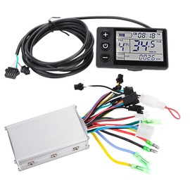 Motor Controller LCD Display Electric Brushless Controller Brushless Electric Motorcycle 22.5mm Handlebar Electric