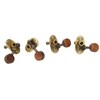 2R2L Ukulele Tuning Peg Metal Rosewood Machine Head Tuners for