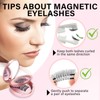 Magnetic Eyelashes, 4 Pairs Reusable Magnetic Lashes with Applicator Natural