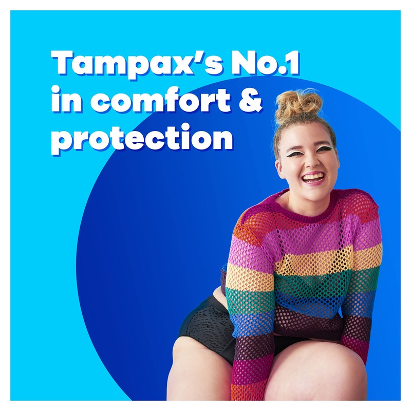 Tampax Compak Pearl Tampons, Super With Applicator, 64 Tampons (16