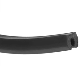 Longzhuo Greenhouse Rubber Strip, Black, Universal Glass Sealing Rubber Strip (18m/59.1Ft)
