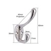 EAI Hat Coat & Robe Hook - Polished Chrome -