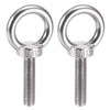 sourcingmap Lifting Eye Bolt M12 x 50mm Male Thread 304