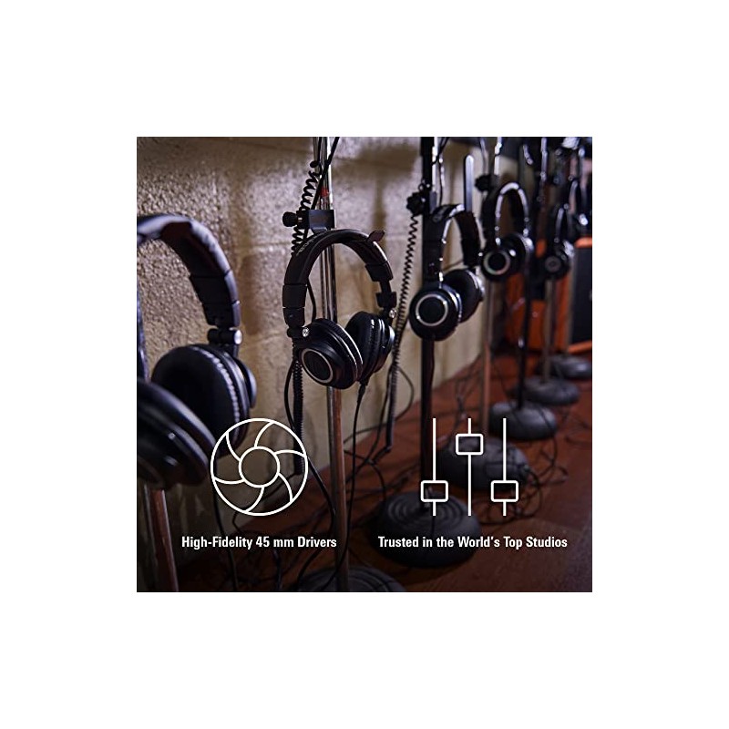 Audio-Technica, Audí­fonos Profesionales ATH-M50X, Negro