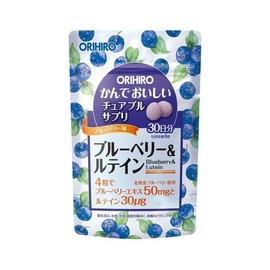 오리히로 츄어블 블루베리루테인 120정(30일분) Orihiro Chewable Blueberry Lutein 120 Tablets (30 Days Supply)