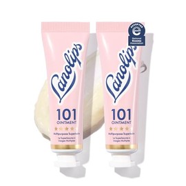 Lanolips 101 Ointment Multipurpose Superbalm Duo, Natural Lanolin Moisturizer for Cracked Lips, Cuticles, Dry Skin, Nipple Cream, Fragrance-Free,...  