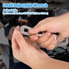 lasuroa Micro Self Adjusting Wrench, Multi Function Pipe Stubby Spanner